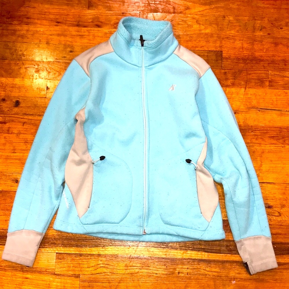 Vintage Polartec Fleece Jacket Eastern Mountain Sports Turquoise
